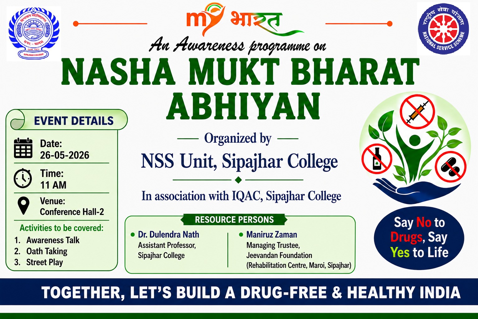 Awareness programme on Nasha Mukt Bharat Abhiyan